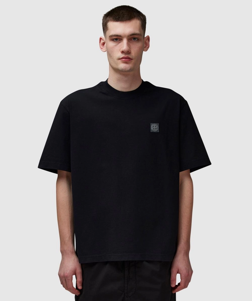 Stone Island Logo T-Shirt (Black - L) - Size L